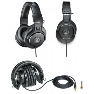 AUDIO TECHNICA ATH-M30X ΑΚΟΥΣΤΙΚΑ ΚΛΕΙΣΤΟΥ ΤΥΠΟΥ ΓΙΑ MONITORING