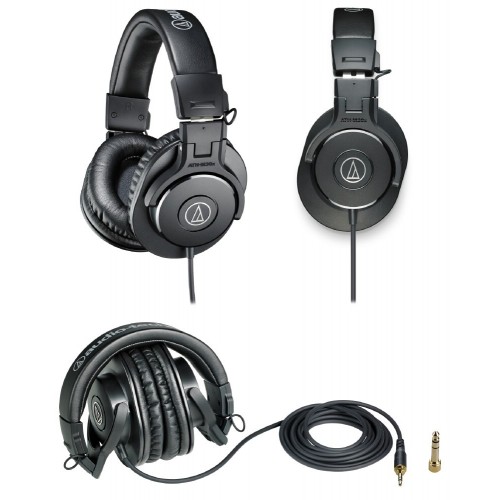 AUDIO TECHNICA ATH-M30X ΑΚΟΥΣΤΙΚΑ ΚΛΕΙΣΤΟΥ ΤΥΠΟΥ ΓΙΑ MONITORING