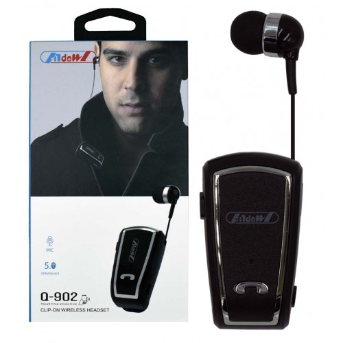 Q-902 Bluetooth Headset Clip-on