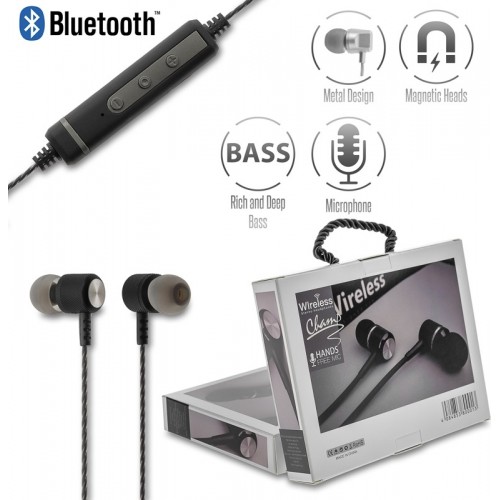 AZ-26 In-ear Bluetooth Handsfree Ακουστικά Ασύρματα Μαγνητικά