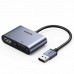 Onten Αντάπτορας από USB3.0 σε HDMI - VGA αρσενικό