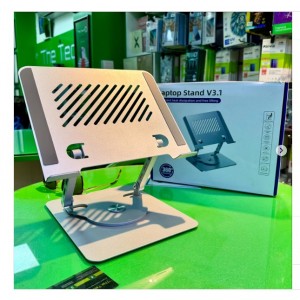 V3.1 Ρυθμιζόμενη βάση φορητού υπολογιστή με περιστρεφόμενη βάση 360°