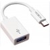 Moxom MX-AX24 Μετατροπέας USB-C male σε USB-A female Λευκό