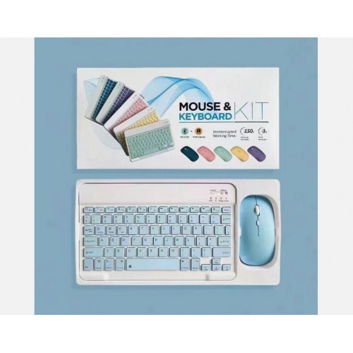 Ασύρματο πληκτρολόγιο ποντικιού Bluetooth, εξαιρετικά λεπτό, επαναφορτιζόμενο