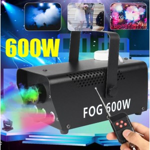 Fog-Party Ασύρματη Μηχανή Καπνού 600W LED DISCO 
