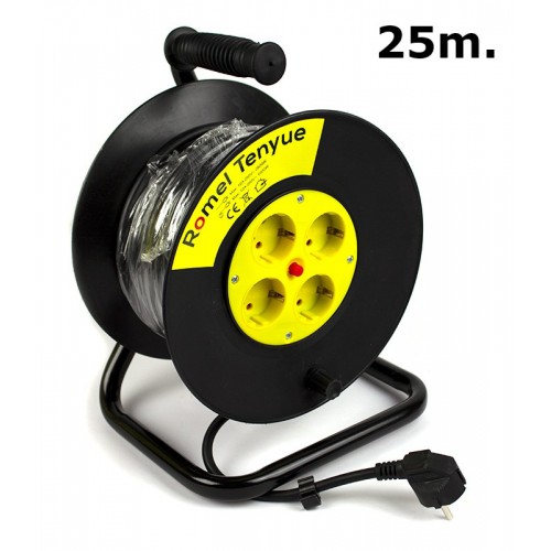 ROMEL Μπαλαντέζα αλουμινίου προέκτασης καλωδίου ρεύματος (3x1.5) των 25 μέτρων