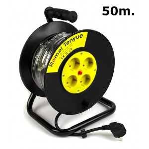 ROMEL Μπαλαντέζα αλουμινίου προέκτασης καλωδίου ρεύματος (3x1.5) των 50 μέτρων