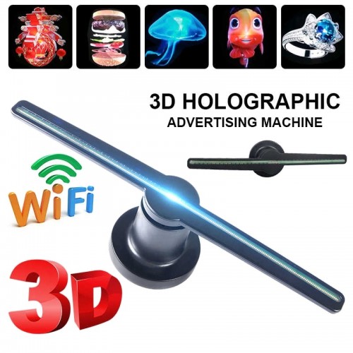 3D Holographic Projector Wifi Hologram Διαφημιστικός μηχανισμός 42cm