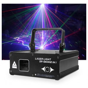 LC-025 Επαγγελματικό RGB scanning laser light DMX 512 Πολύχρωμο