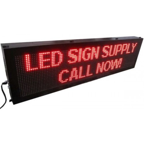 Ηλεκτρονική Πινακίδα Κυλιόμενη Επιγραφή LED WiFi 133x40cm