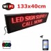 Ηλεκτρονική Πινακίδα Κυλιόμενη Επιγραφή LED WiFi 133x40cm
