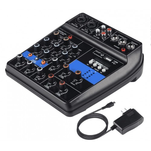 Επαγγελματική Mixing Κονσόλα - Μίκτης 4 κανάλια Deley/Repeat Usb/mp3