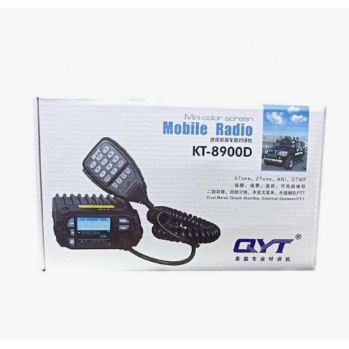 CB VHF αυτοκινήτου 25W με Led οθόνη QYT KT-8900D 