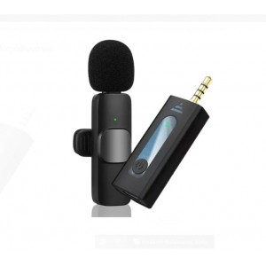 K35 Ασύρματο Μικρόφωνο πέτου για Kονσόλα ήχου-Κινητό 3mm Jack