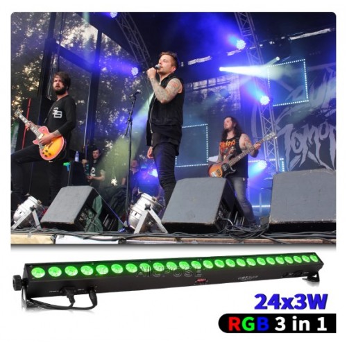 S017 djBAR LIGHT LED Bar DMX RGB 3IN1 24x3W