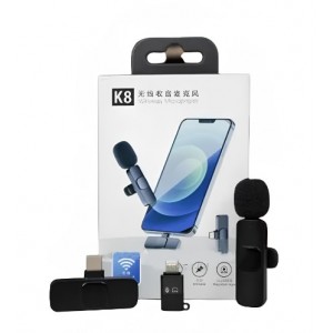 Ασύρματο Μικρόφωνο K8 TypeC-Iphone Πέτου