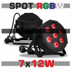 Φωτορυθμικό Video Par Led 7 x 12W RGBW 84W djCLUB