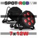 Φωτορυθμικό Video Par Led 7 x 12W RGBW 84W djCLUB