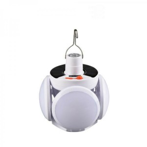 Ηλιακή Λάμπα Κρεμαστή Αδιάβροχη σε Λευκό Χρώμα JD NK-2029