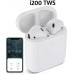 i200 Earbud Bluetooth Handsfree Ακουστικά με Θήκη Φόρτισης Λευκά