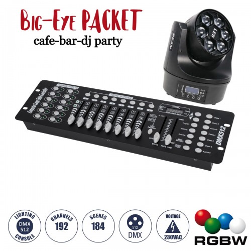 BIG-EYE PACKET φωτιστικό πακέτο για cafe-bar-dj party