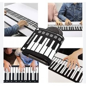Ευλύγιστο φορητό πιάνο αφής εκμάθησης με 37 πλήκτρα και 24 προγράμματα 