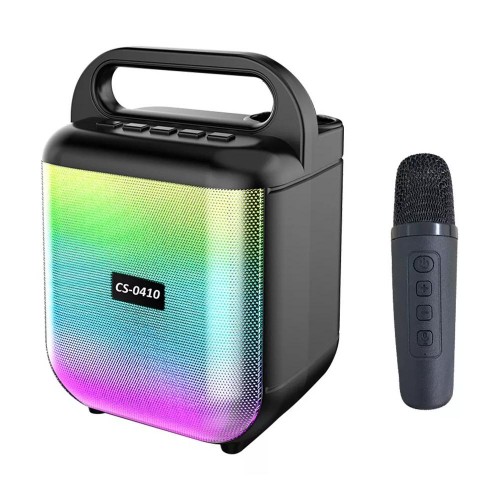 CS-0410 Ασύρματο φορητό ηχείο KARAOKE με 1200mah