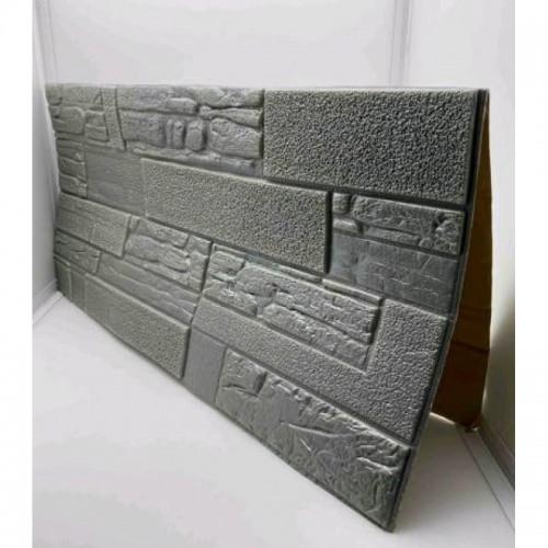  Γκρι σχέδια σκούρο ταπετσαρία τοίχου Αυτοκόλλητη Αδιάβροχη 77x70cm