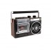 Φορητό ρετρό ραδιόφωνο κασέτας MP3 Player GL-M100 εγγραφή ήχου