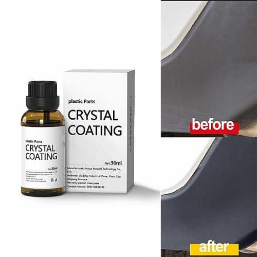 Προστατευτικό Υγρό Πλαστικών Αυτοκινήτου Κεραμικής Επίστρωσης 30ml – Crystal Coating 