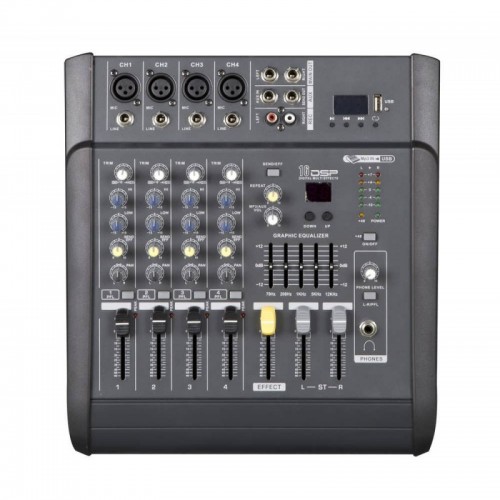 MX-402D Kονσόλα Αυτοενισχυόμενη Bluetooth/Usb 400W