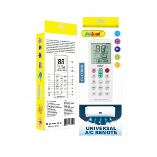 Q-YK1058 Universal Τηλεχειριστήριο για Κλιματιστικό Q-YK1058 Universal Τηλεχειριστήριο για Κλιματιστικό