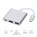 Q-308 Type C σε HDMI Αντάπτορας με πολλές Θύρες Q-308 Type C σε HDMI Αντάπτορας με πολλές Θύρες