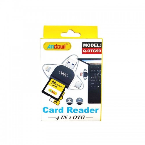 Q-OTG90 4 σε 1 OTG Card Reader – Συσκευές ανάγνωσης καρτών μνήμης με 3 υποδοχές Q-OTG90 4 σε 1 OTG Card Reader – Συσκευές ανάγνωσης καρτών μνήμης με 3 υποδοχές