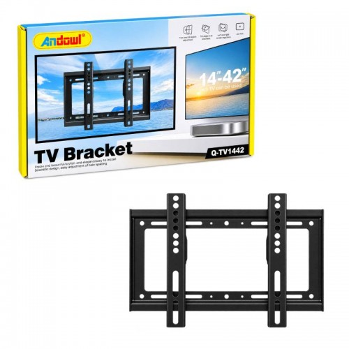Q-TV1442 Βάση Στήριξης Τηλεόρασης Τοίχου 14″- 42″ Q-TV1442 Βάση Στήριξης Τηλεόρασης Τοίχου 14″- 42″