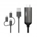 Q-HD352 Καλώδιο USB σε HDTV 3in1 4K HDR