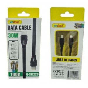 Q-SJ122D Καλώδιο δεδομένων Type C σε Lighting 30W Data Cable