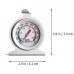  ZD-O001 Αναλογικό θερμόμετρο φούρνου +50°C / +300°C