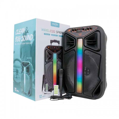 Greatnice Φορητό ηχείο με μικρόφωνο GTS-1846 12″ – Wireless speaker