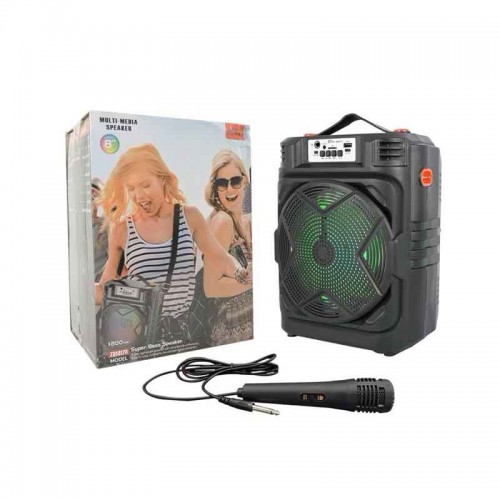 SING-E Φορητό ηχείο 8" μικρόφωνο ZQS8178 Μπαταρία 1800mAh
