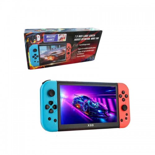 Φορητή κονσόλα 15.000 παιχνιδιών X80 16G 7 ιντσών HD Mp5 Music
