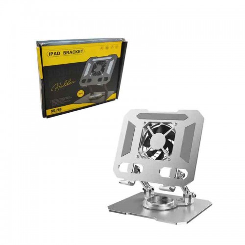 Μεταλλική Βάση iPad/Tablet με Ανεμιστήρα & Περιστροφή 360° NO.268