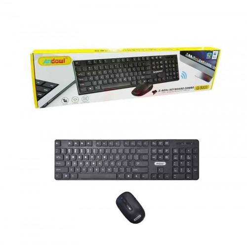Ασύρματο Σετ Πληκτρολόγιο και Ποντίκι 2.4GHz Q-5003