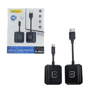 Ασύρματος Προβολέας Οθόνης 4K Q-HD21 Plug & Play
