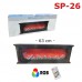 SP-26 Διακοσμητικό LED τζάκι με εφέ φλόγας με Ασύρματο χειριστήριο 63x23cm SP-26 Διακοσμητικό LED τζάκι με εφέ φλόγας με Ασύρματο χειριστήριο 63x23cm
