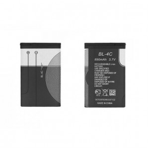 Συμβατή Επαναφορτιζόμενη Μπαταρία Αντικατάστασης 890mAh BL-4C Lion 