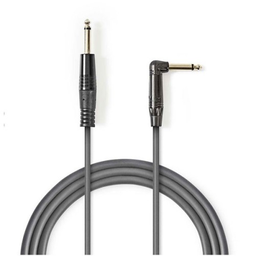 Καλώδιο Ήχου Kαρφί γωνιακό 6.35mm σε 6.35mm 2.0M Q-HD723