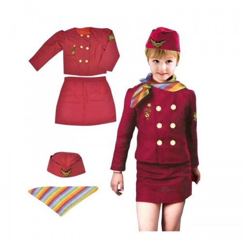 Αποκριάτικη Στολή Αεροσυνοδός XY-1075 – Carnival Costume Air Hostess