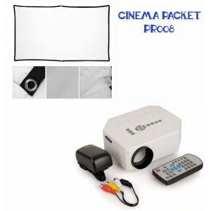 CINEMA ΠΑΚΕΤΟ Pr008 ME PROJECTOR UC30 & ΠΑΝΙ 2x1,50m