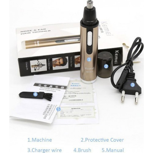 Kemei Trimmer Μηχανή Επαναφορτιζόμενη KM-6619